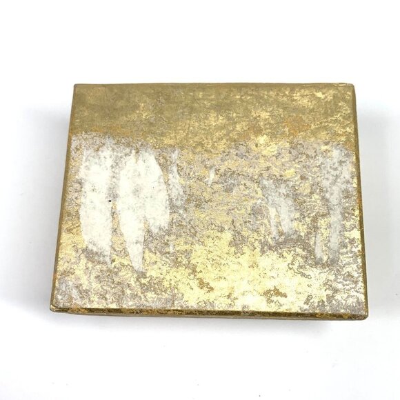 Vintage Jewelry Set Gold Tone Curb Chain Necklace Crystal Stud Earrings - Picture 3 of 3